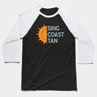 Sing Coast Tan | Math Puns Baseball T-Shirt